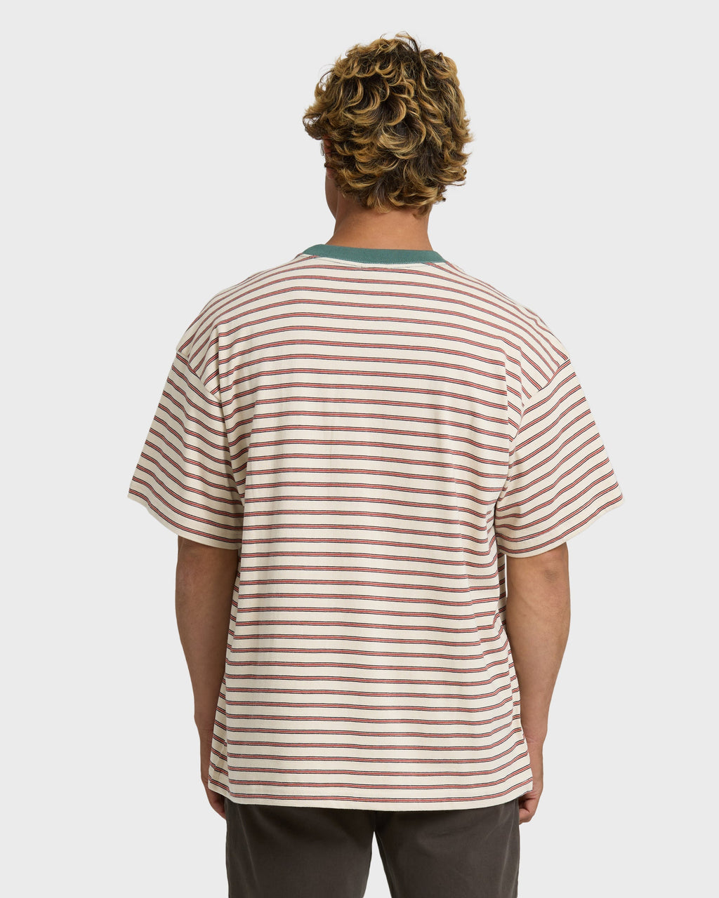 Baxter Crew Short Sleeve T-Shirt - Oatmeal