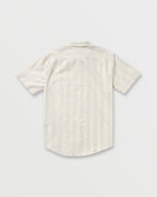 All Day Stripe Short Sleeve Shirt - Off White