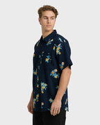 Sundays Mini Short Sleeve Woven Shirt - Navy