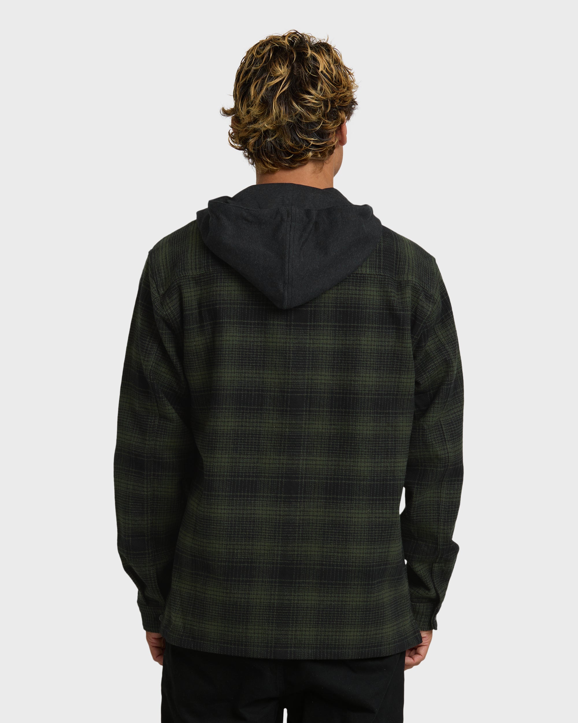 Baja Sur Flannel Shirt - Black