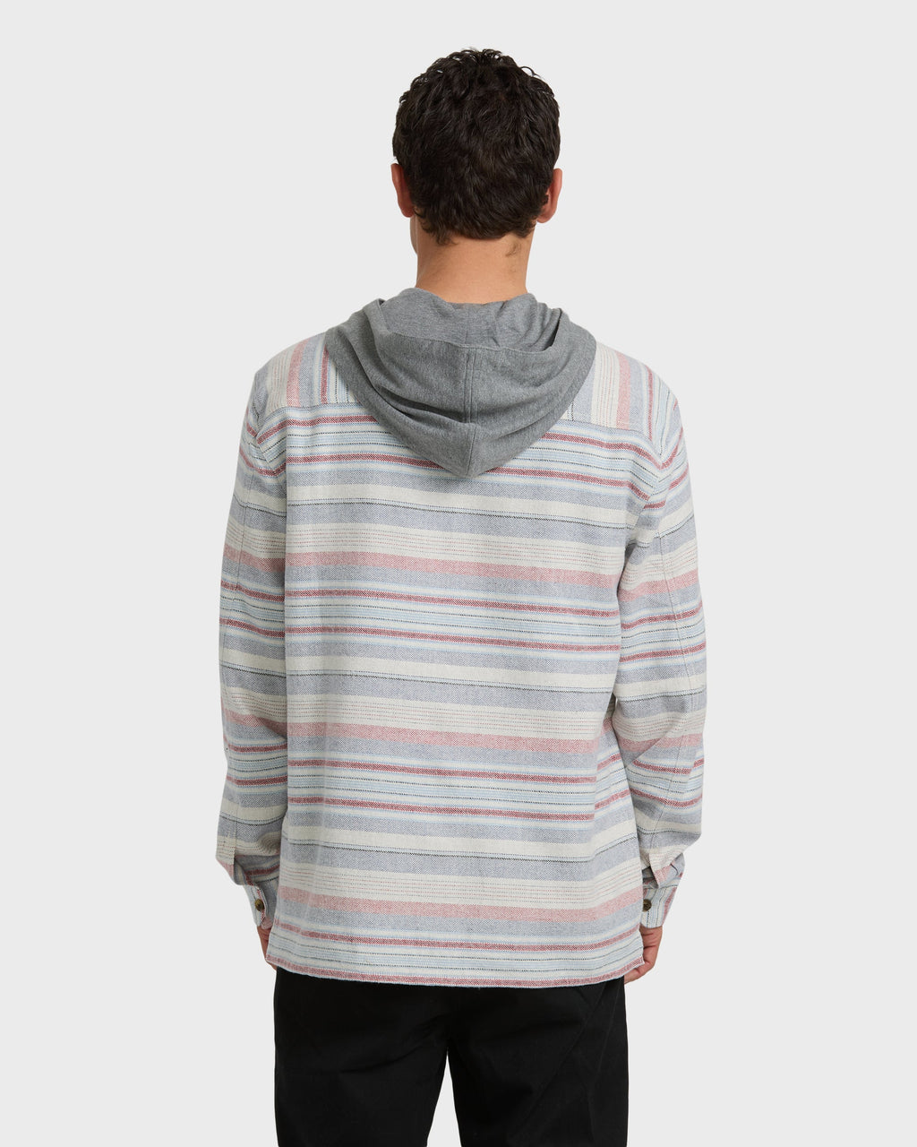 Baja Long Sleeve Flannel Shirt - Off White