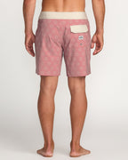 Good Times Pro Performance 18 Boardshorts - Dusty Rose