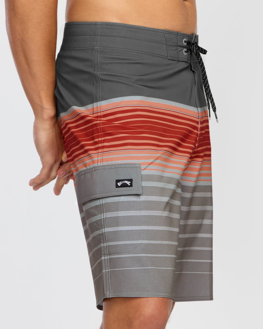 All Day Stripe Pro Performance 20 Boardshorts - Sunset
