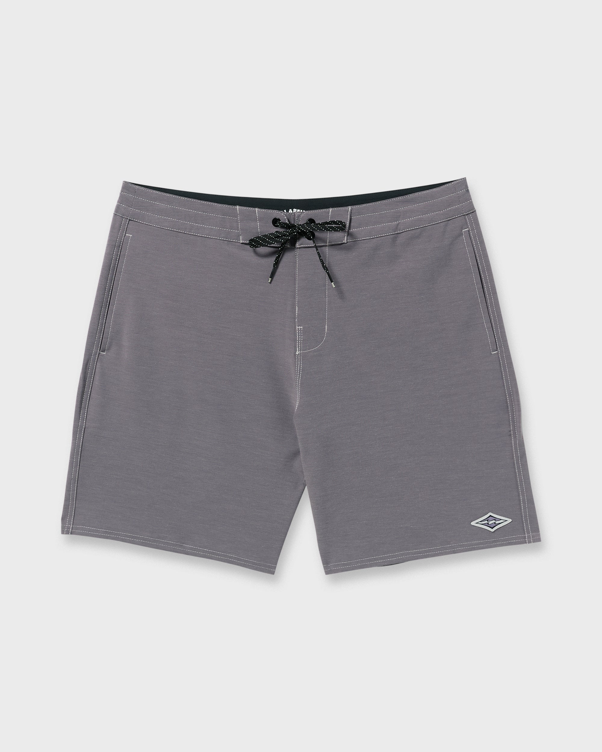 Every Other Day Lo Tide 18 Boardshorts - Gray Violet