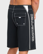 Dbah Bio Wave Pro 21 Boardshorts - Black/White - Black/White