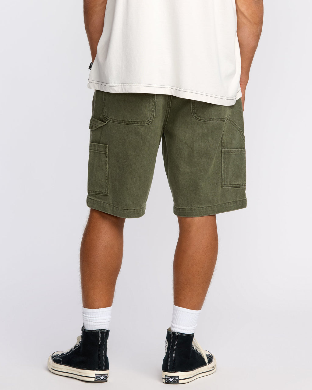 Bad Dog 21 Workwear Shorts - Dark Military