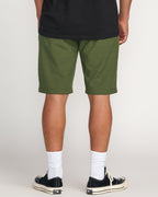 Crossfire Submersible 21 Hybrid Shorts - Olive