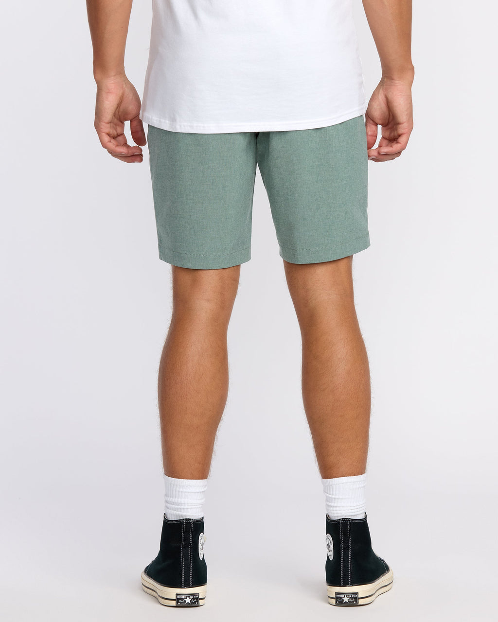 Crossfire Submersible 19 Hybrid Shorts - Green Ash