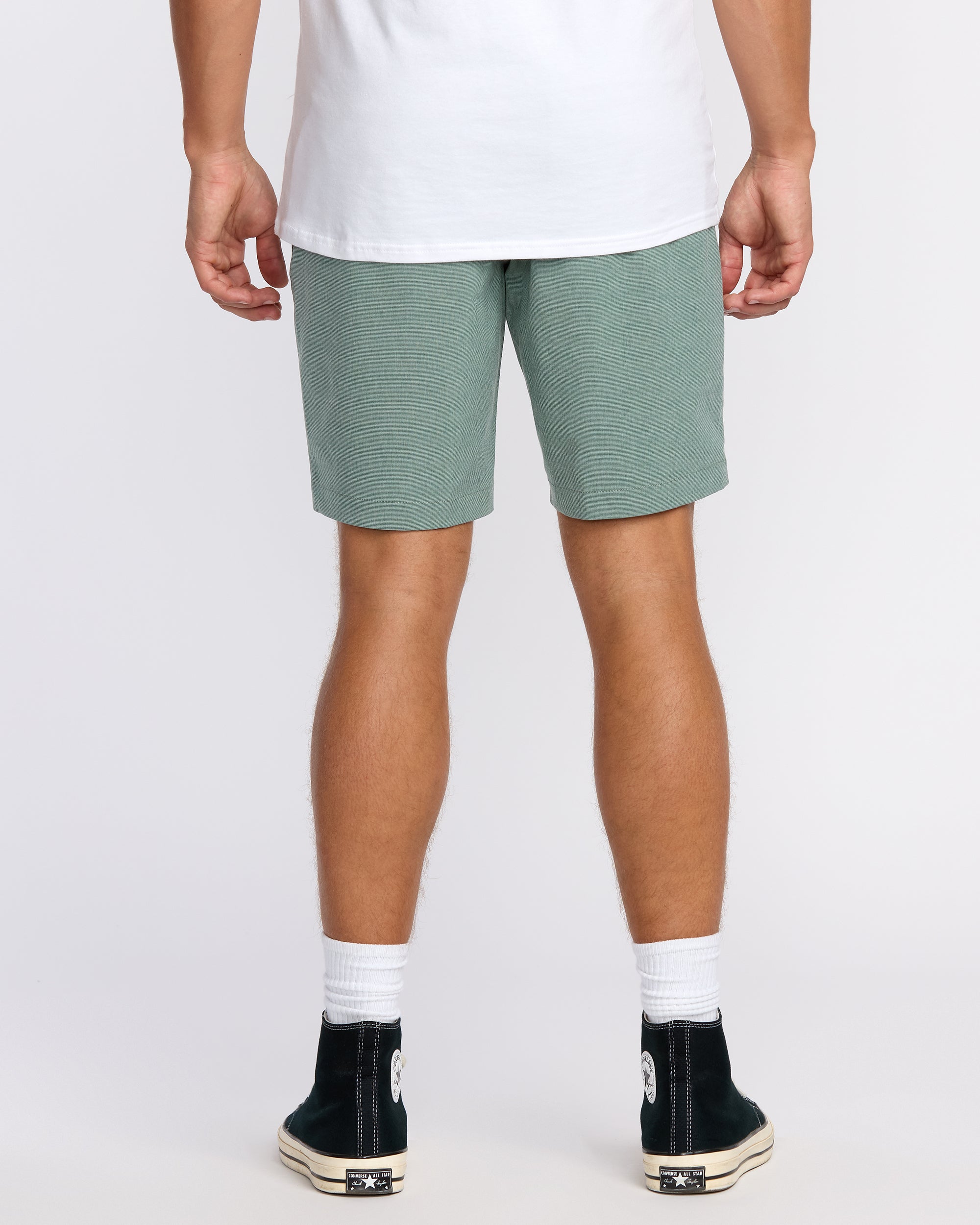 Crossfire Submersible 19 Hybrid Shorts - Green Ash