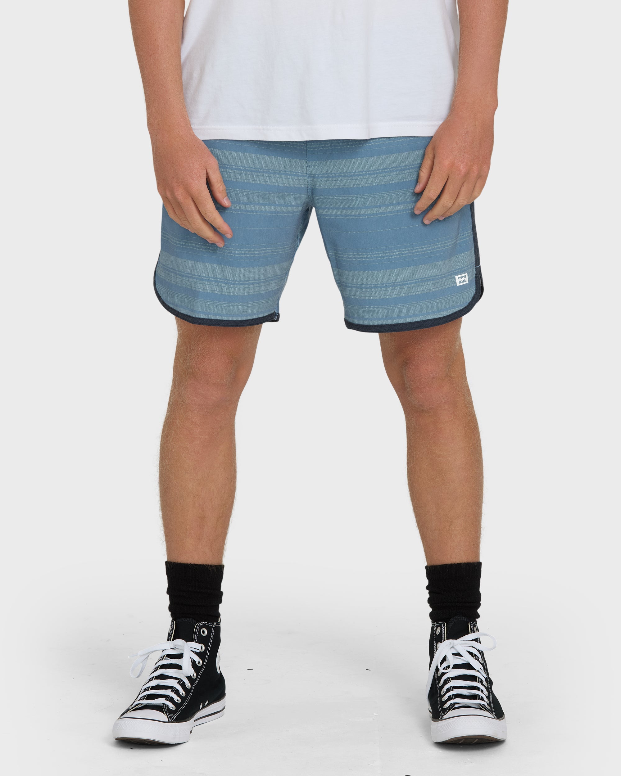 Surftrek Transit Elastic 17 Hybrid Shorts - Mid Blue