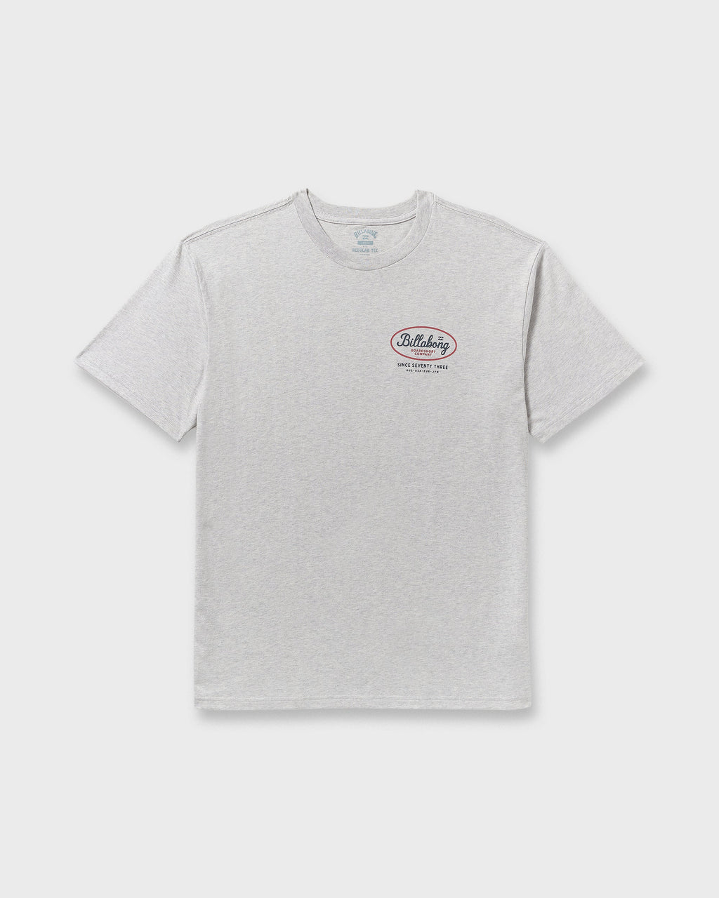 Walled Regular Short Sleeve T-Shirt - Lt Grey Htr