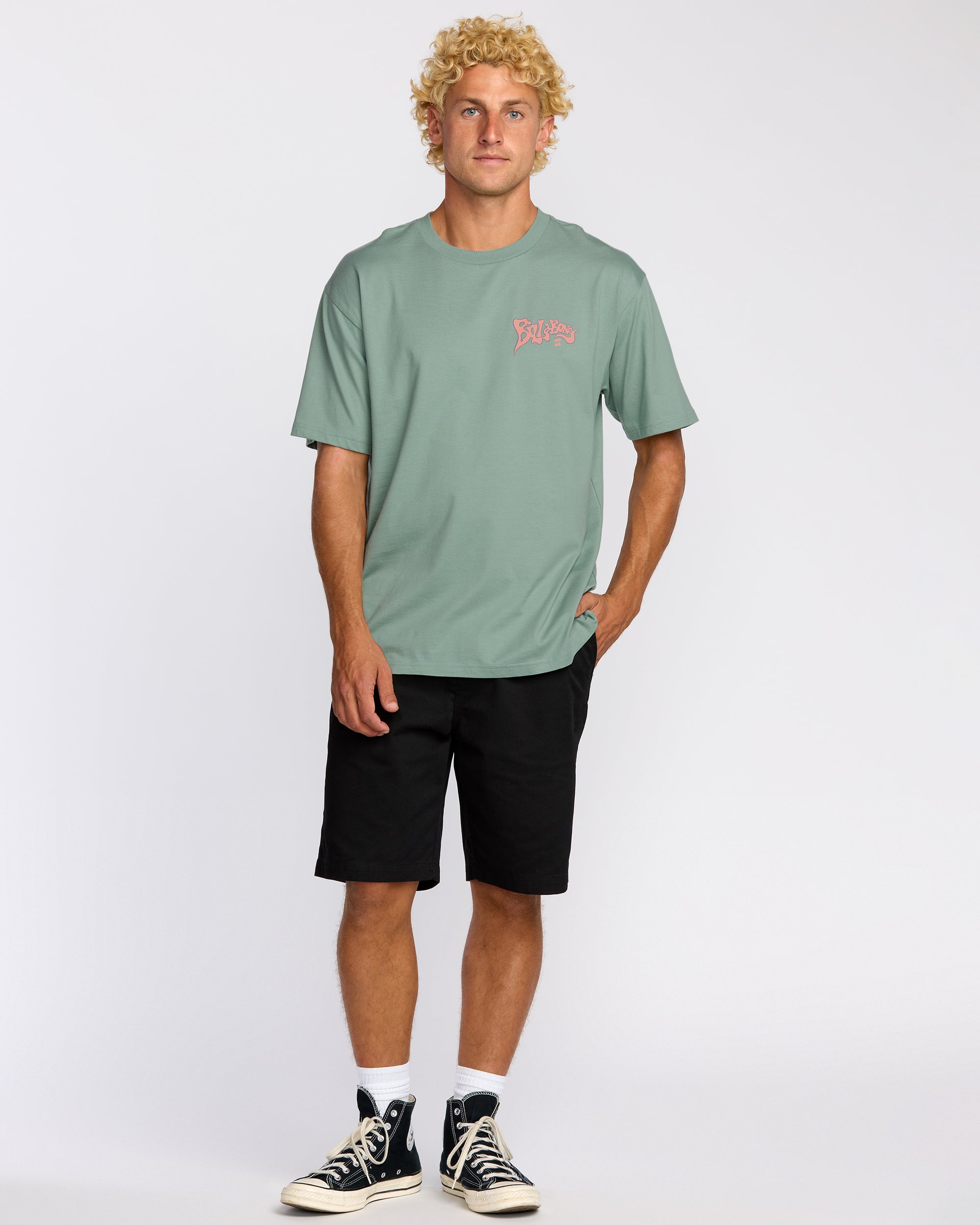 Morning Haze Regular Short Sleeve T-Shirt - Mineral Blue