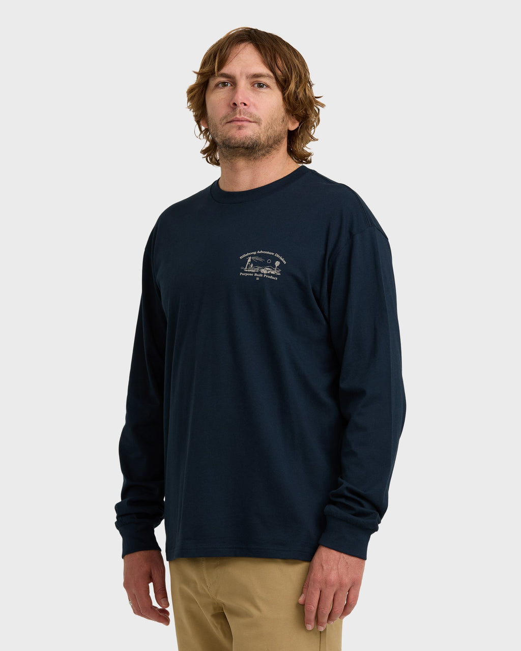 A/Div Scenic Route Long Sleeve T-Shirt - Navy