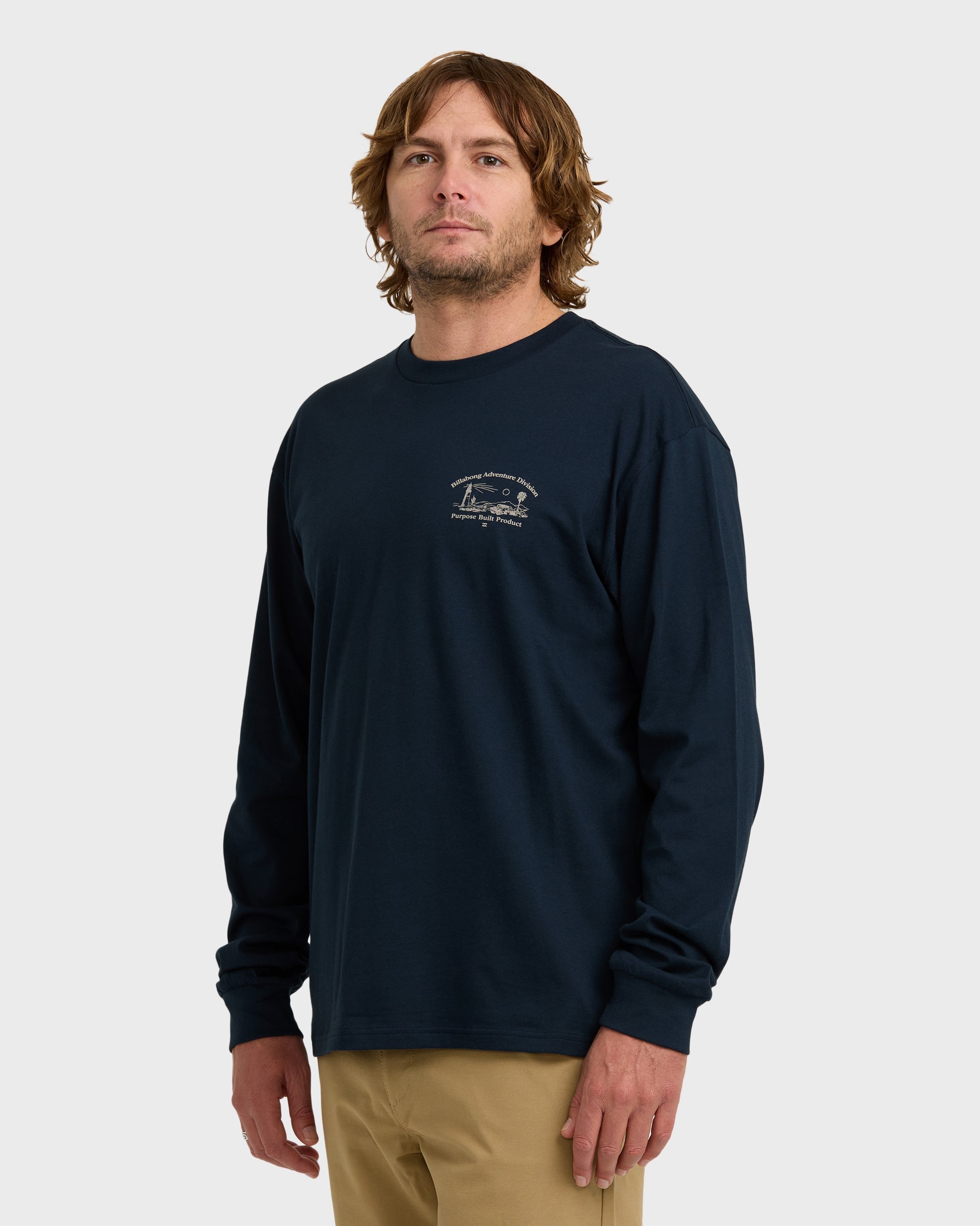 A/Div Scenic Route Long Sleeve T-Shirt - Navy