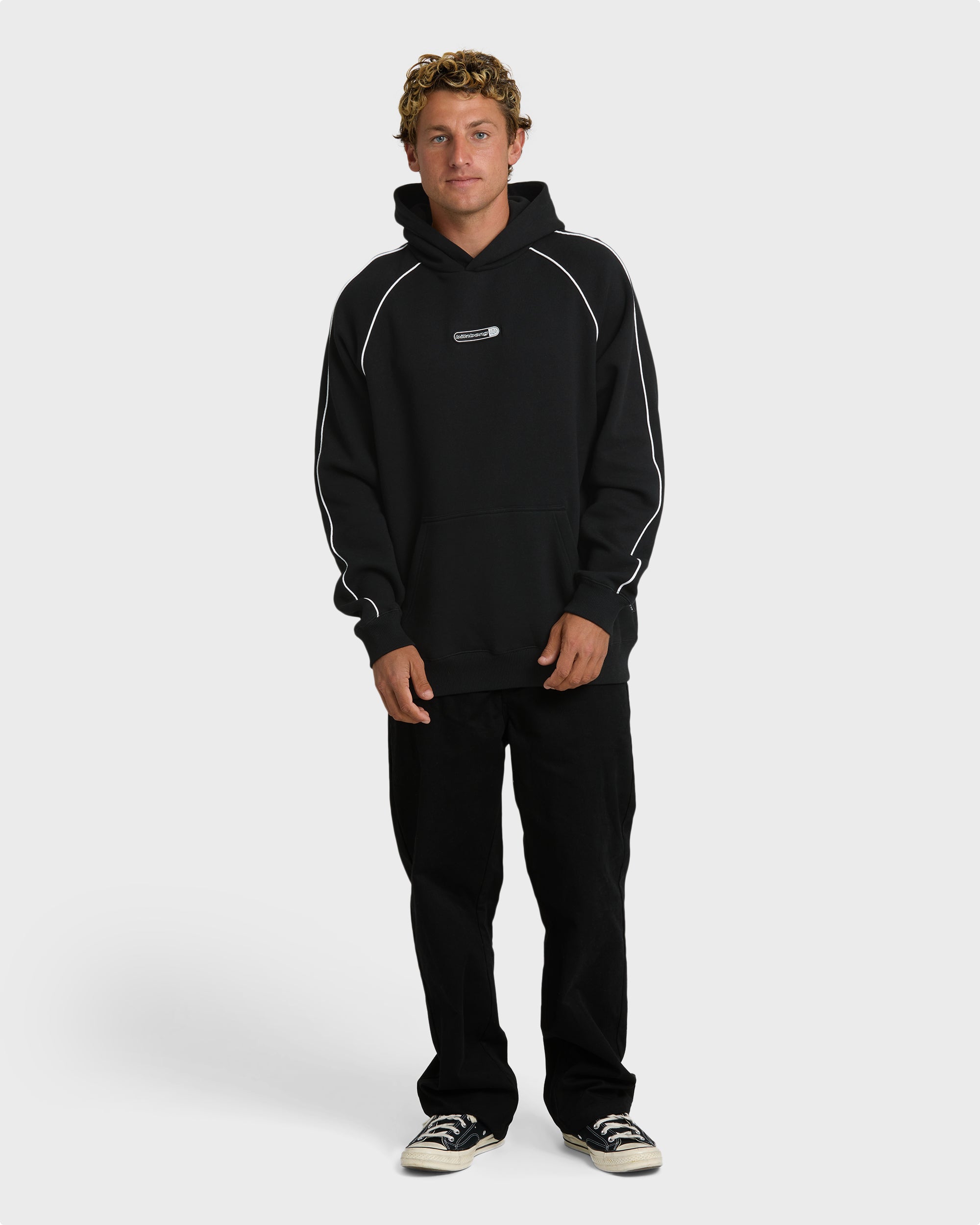 Spec 73 Orbit Pop Pullover Hoodie - Black