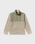 Boundary Blocked Mockneck Sweatshirt - Sand