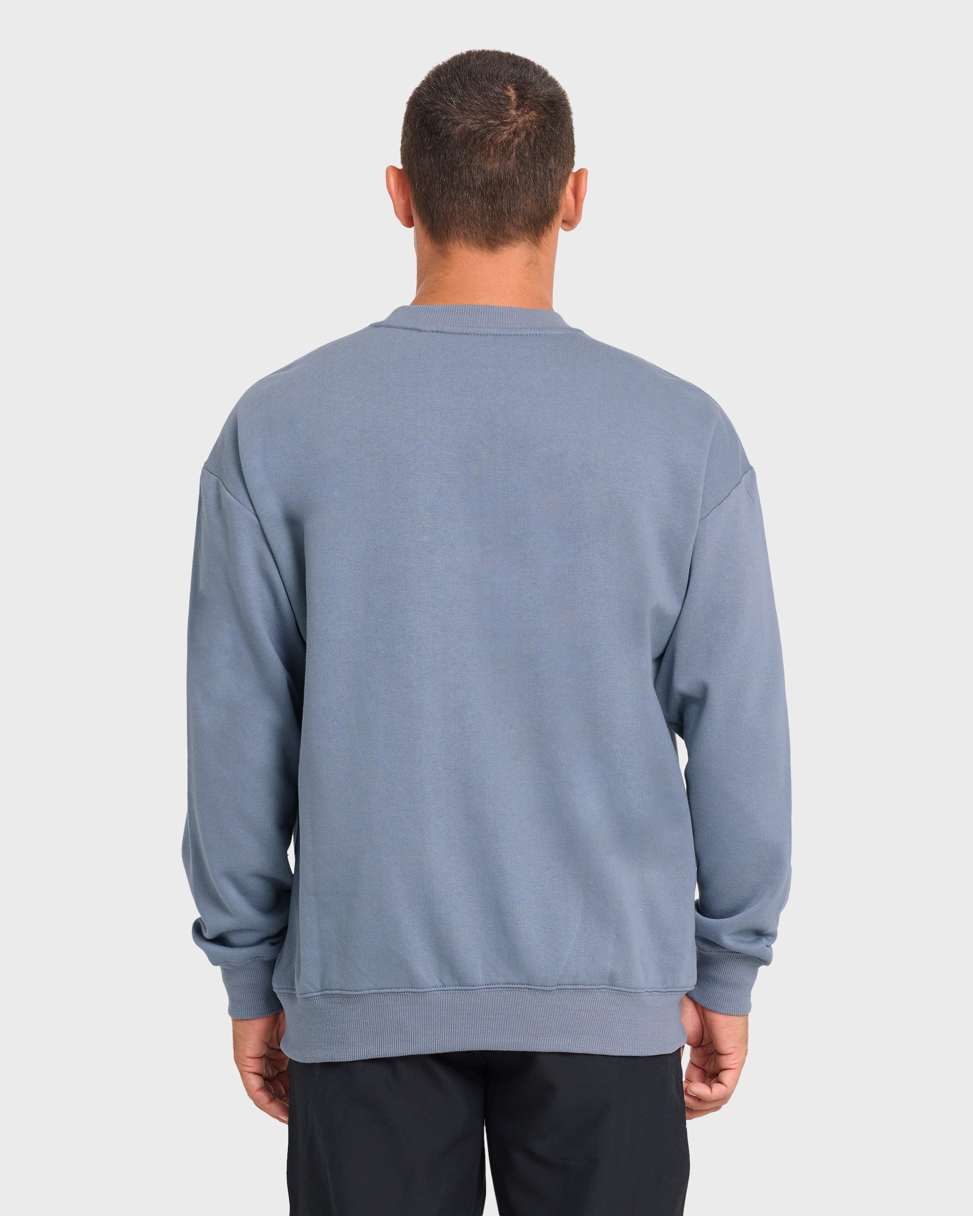 Rhodes Crewneck Sweatshirt - Denim Chambray