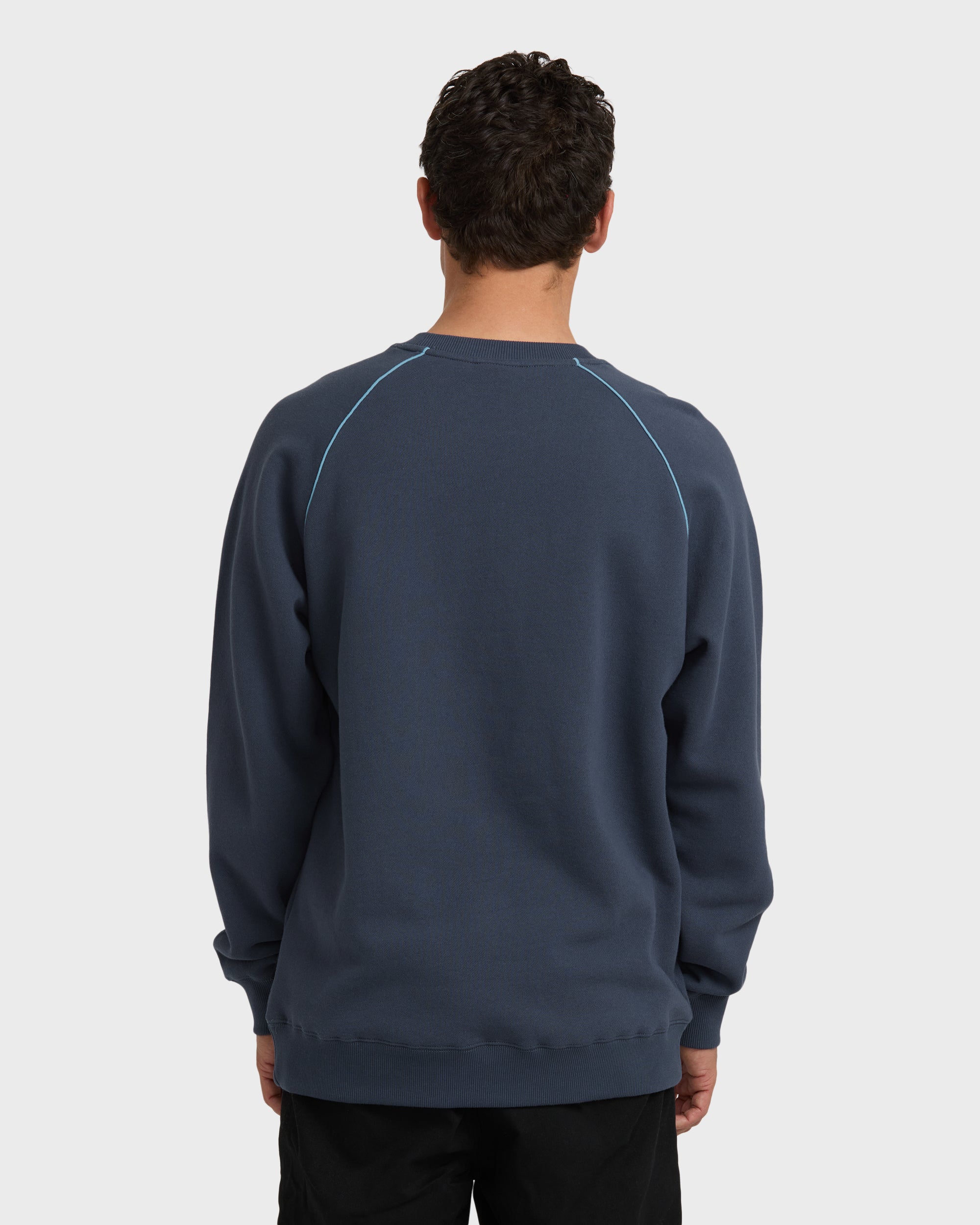 Bio Fleece Crewneck Sweatshirt - Vintage Navy
