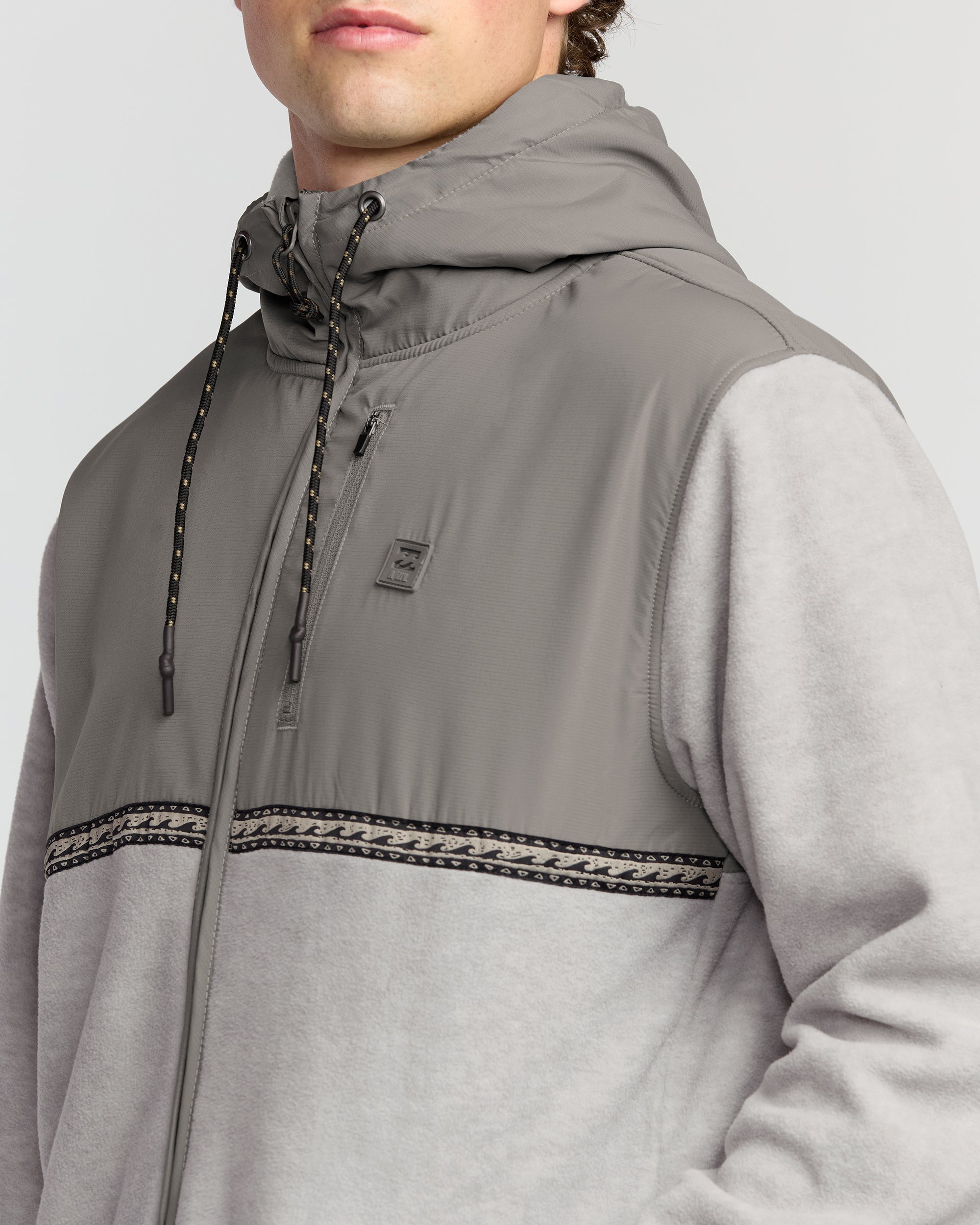 Boundary Lite Zip Sweatshirt - Gray Heather