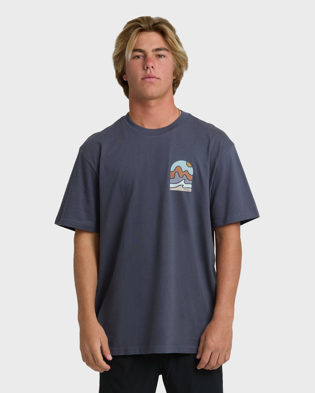 Sun Down Adiv Premium Short Sleeve T-Shirt - Graystone