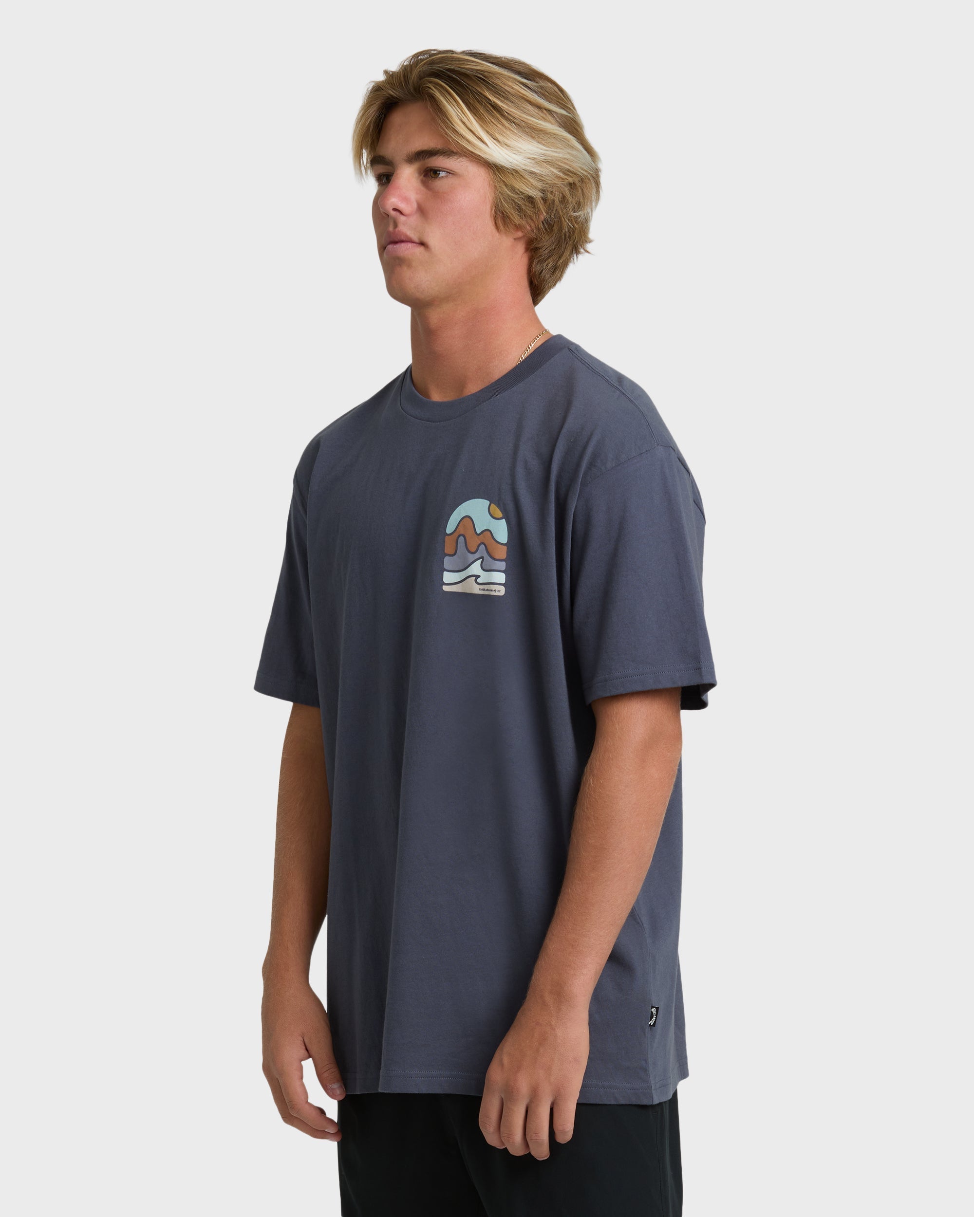 Sun Down Adiv Premium Short Sleeve T-Shirt - Graystone