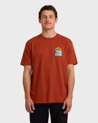 A/Div Sundown Short Sleeve T-Shirt - Brick
