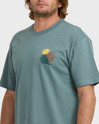 Canyons Regular Short Sleeve T-Shirt - Sea Blue