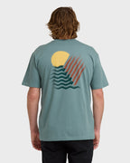 Canyons Regular Short Sleeve T-Shirt - Sea Blue