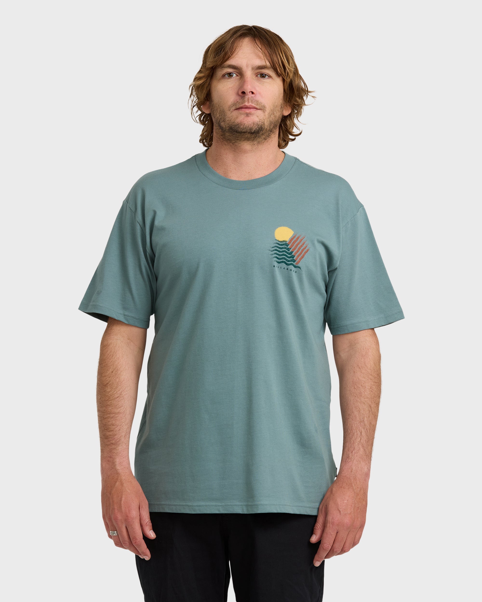 Canyons Regular Short Sleeve T-Shirt - Sea Blue