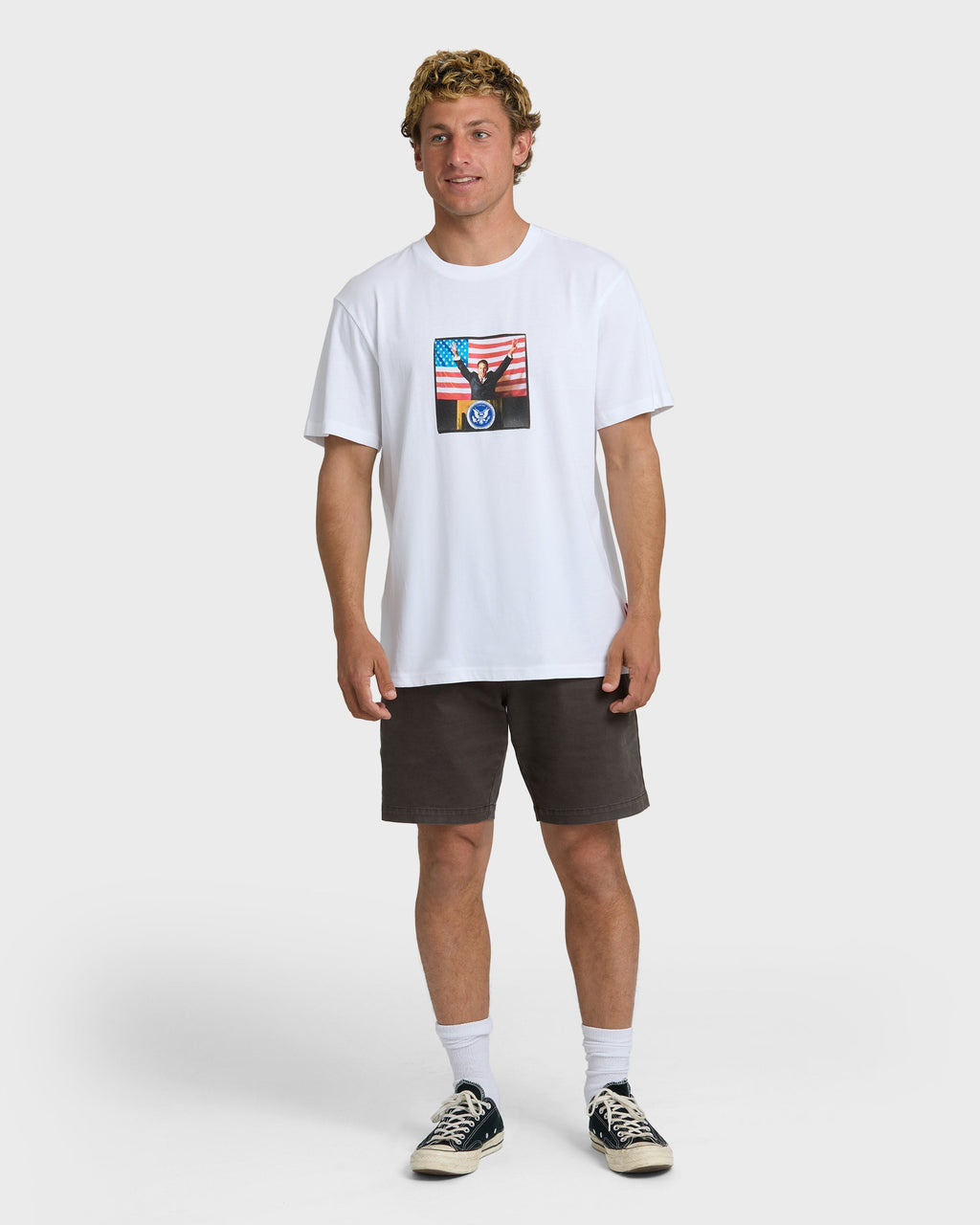 A.I. 4 Pres Premium Short Sleeve T-Shirt - White