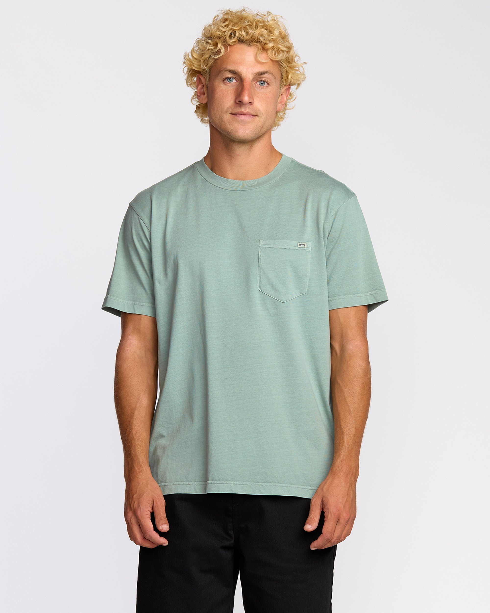 Essential Premium Wave Wash T-Shirt - Mineral Blue