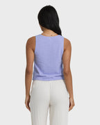Veda Knit Tank - Twilight Blue