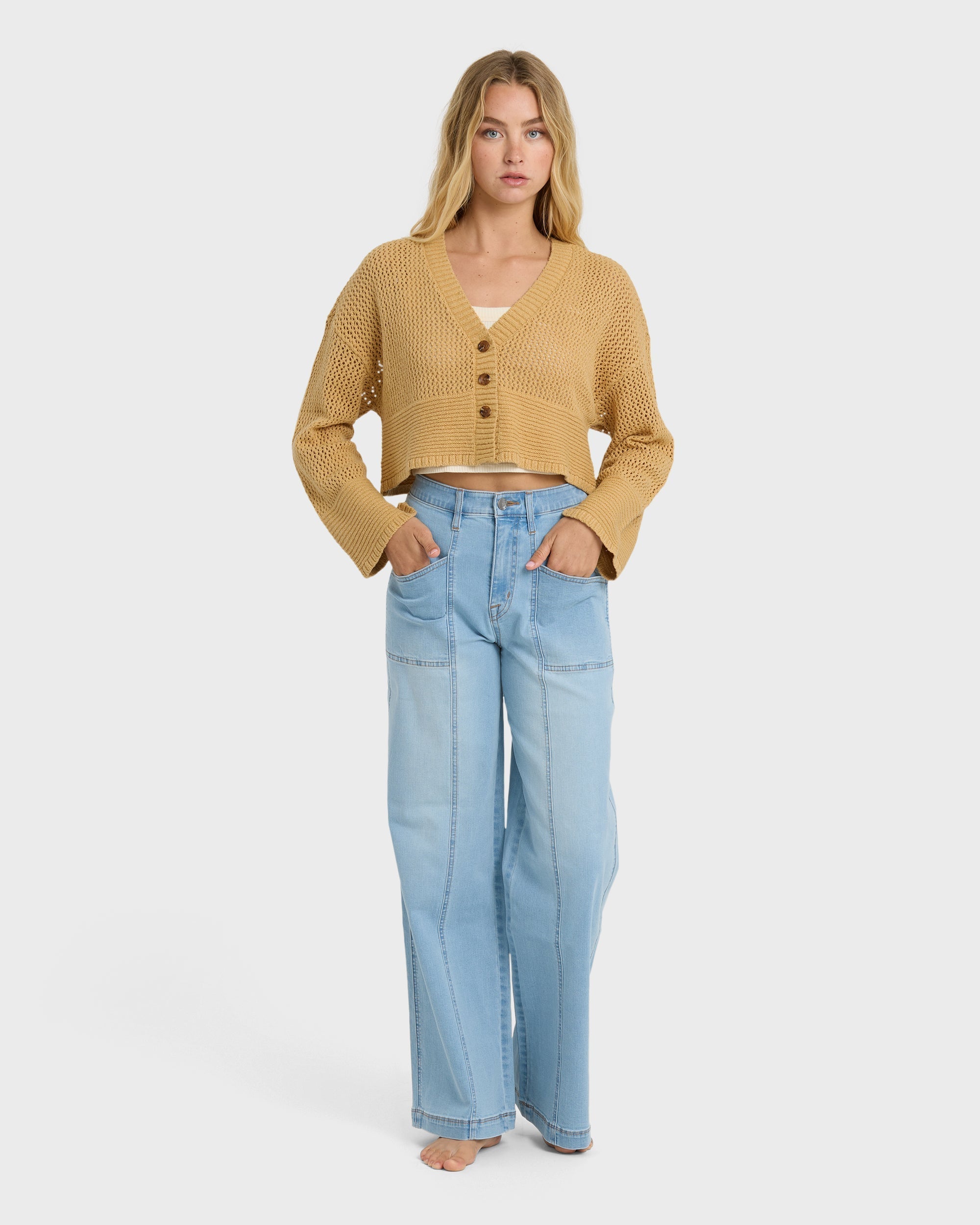 Tavi Cardigan - Sand