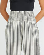 New Waves 2 Elastic Waist Pants - Black Pebble