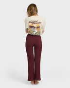 Fever Twist Knitpants - Pinot