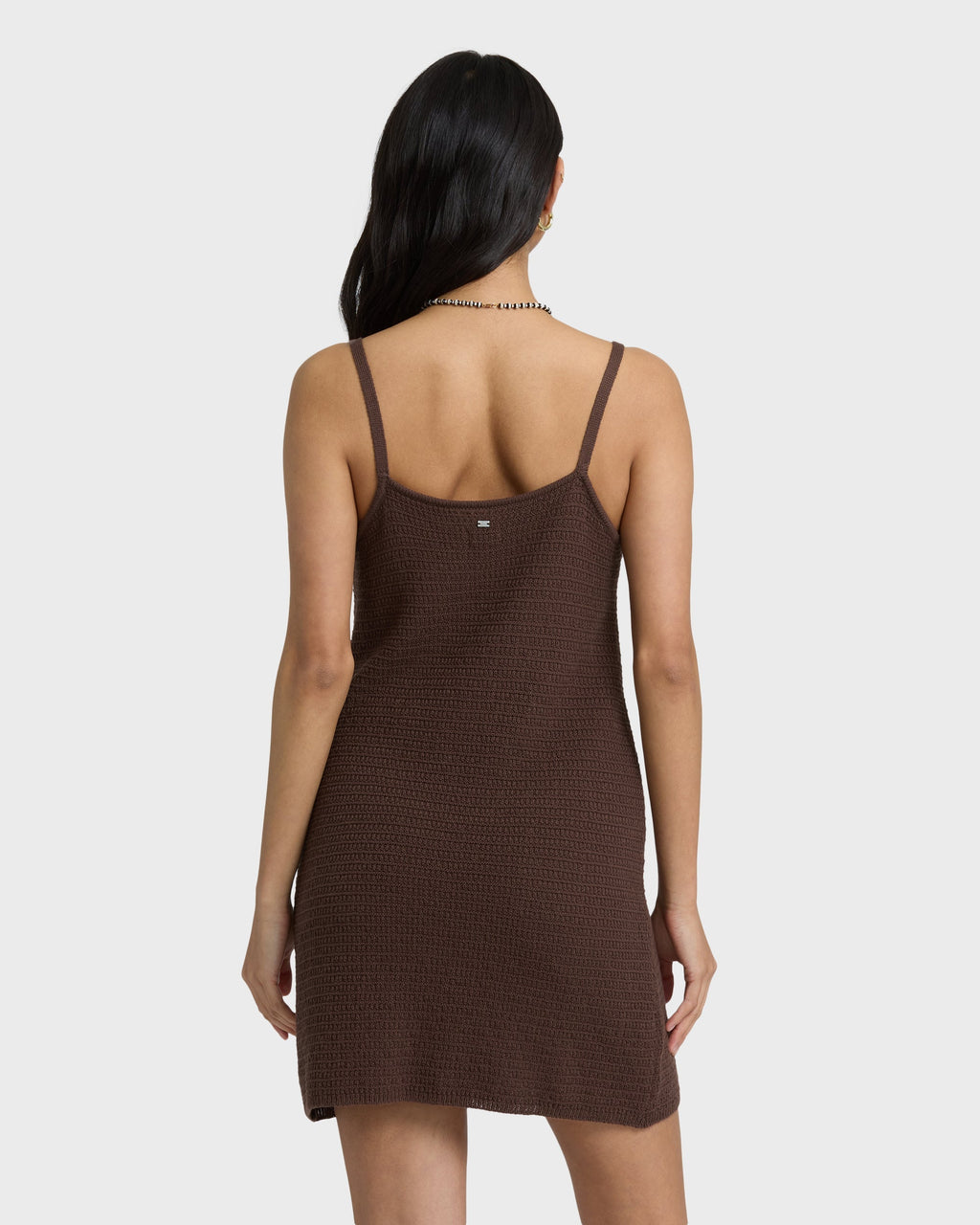 You Stunner Knit Mini Dress - Teak
