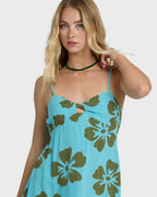 Last Sunset Mini Dress - Ocean Spray