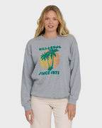 My Fave Beach Crewneck Sweatshirt - Heather Gray