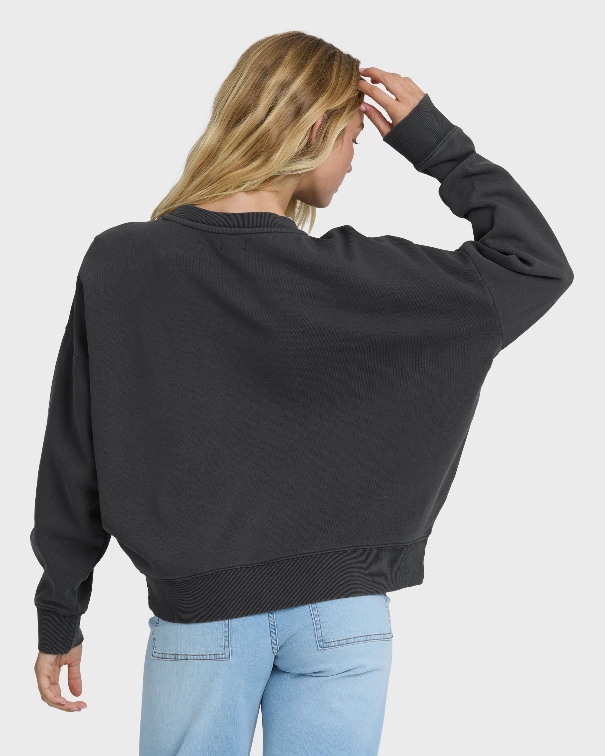 Echo Crewneck Sweatshirt - Black Sands