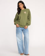 Sun Wave Livin Kendal Crewneck Sweatshirt - Luv Army