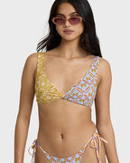 Soul Stoke Twist Tank Swim Tank Bikini Top - Twilight Blue