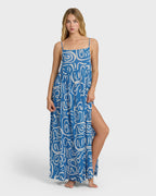 Juno Maxi Dress - True Blue