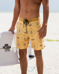 Good Times Lo Tide 18 Boardshorts - Dust Yellow