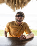 Sundays Jacquard Short Sleeve Woven Shirt - Golden Haze