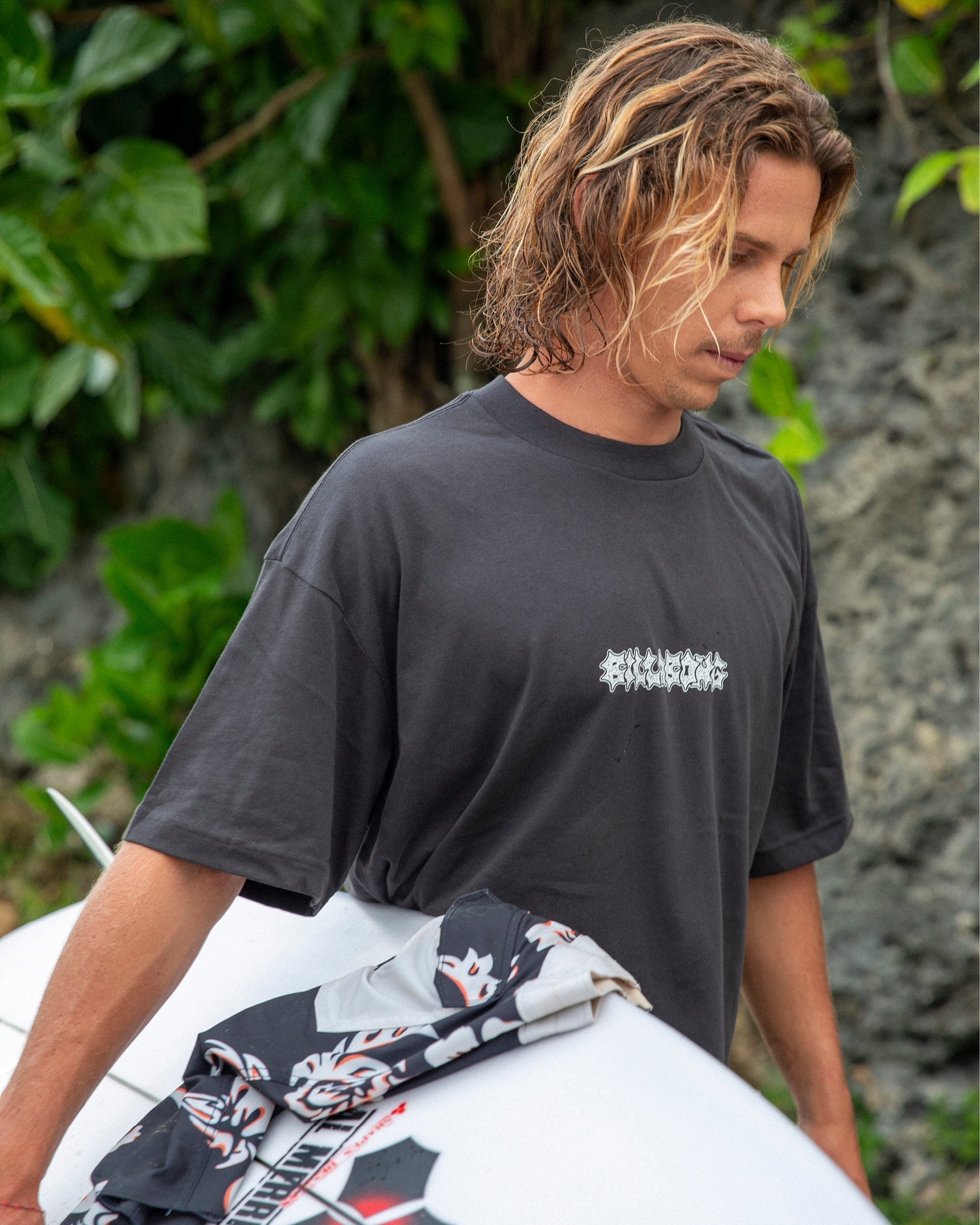 Marrow OG Short Sleeve Knit T-Shirt - Washed Black