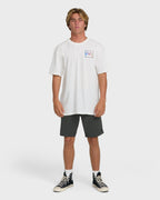 Crayon Wave Premium Short Sleeve T-Shirt - Off White