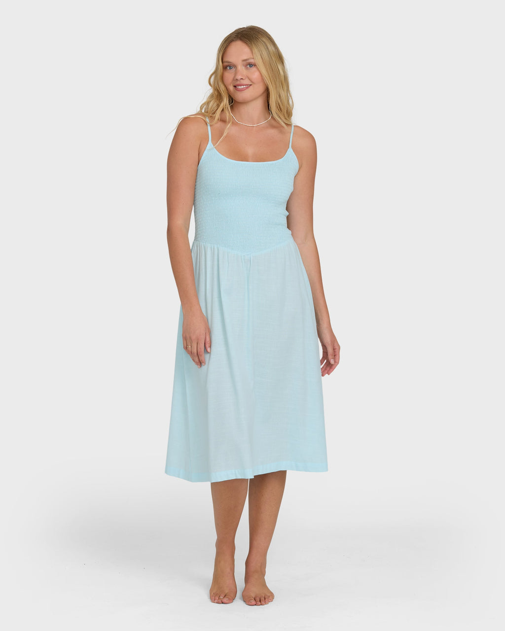 Hidden Cove Midi Dress - Clearwater