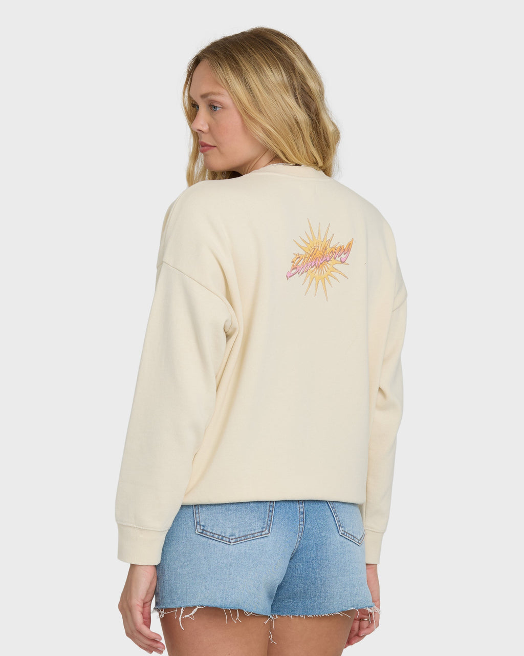 Echo Crewneck Sweatshirt - White Cap