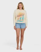 Echo Crewneck Sweatshirt - White Cap