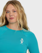 Sol Searcher UPF 50 Long Sleeve Rashguard - Bright Marine